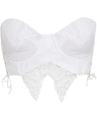 Amir Slama - X Jade Picon Lace-Detail Top - Lyst