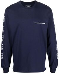 Rassvet (PACCBET) - Small Logo-Print Long-Sleeve T-Shirt - Lyst