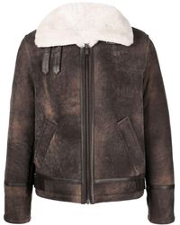 Yves Salomon - Jacke aus Shearling im Military-Look - Lyst