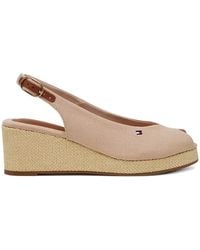 Tommy Hilfiger - Open-Toe Wedged Sandals - Lyst