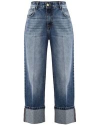 Kocca - Enio High-Waist Cropped Jeans - Lyst