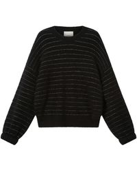 Isabel Marant - Pull Stacy En Soie Et Cachemire À Rayures En Lurex - Lyst