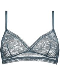 Eres - Intriguée Lace-Trimmed Triangle Bra - Lyst