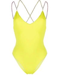 Gcds - Crystal-Strap Swimsuit - Lyst