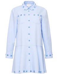 Cinq À Sept - Giulia Mini-Jurk Met Gehaakt Detail - Lyst