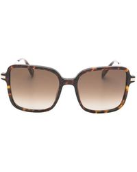 Zadig & Voltaire - Tortoiseshell-Effect Square-Frame Sunglasses - Lyst