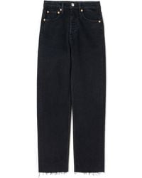 RE/DONE - 70s Stove Pipe High-waisted Jeans - Lyst