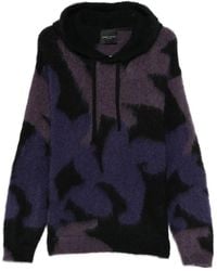 Roberto Collina - Patterned Hoodie - Lyst