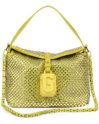Gcds - Mini Mega Comma Crystal-Embellished Logo-Plaque Shoulder Bag - Lyst
