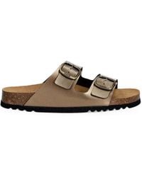 Scholl - Josephine Buckle-Fastening Slides - Lyst