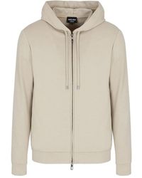 Giorgio Armani - Zip-Up Hoodie - Lyst