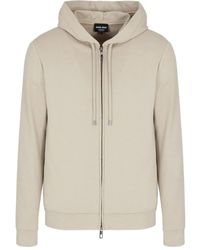 Giorgio Armani - Zip-Up Hoodie - Lyst
