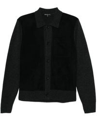 James Perse - Patch Pocket Panelled Cardigan - Lyst