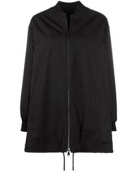 Liska Oversized Bomber Jacket - Black