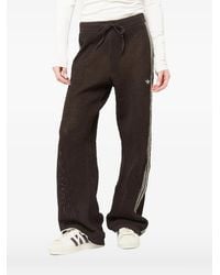 adidas - Mesh-Knit Side-Stripe Track Pants - Lyst