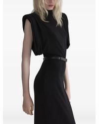 Mugler - Draped Sleeveless Gown - Lyst