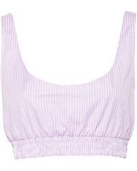 MODES GARMENTS - Gestreiftes Cropped-Top - Lyst