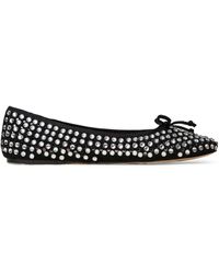 Twinset - Rhinestone-Embellished Ballet Flats - Lyst