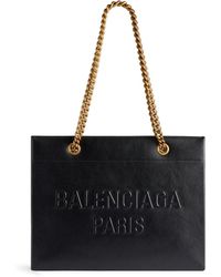 Balenciaga - Duty Free Leather Tote Bag - Lyst