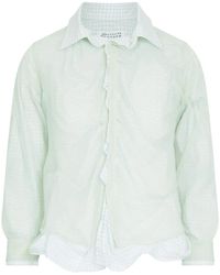 Maison Margiela - Double-Layer Cotton Shirt - Lyst