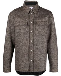 Bottega Veneta - Felted Wool-blend Shirt - Lyst