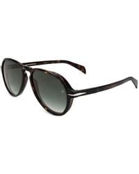 David Beckham - Tortoiseshell-Effect Pilot-Frame Sunglasses - Lyst