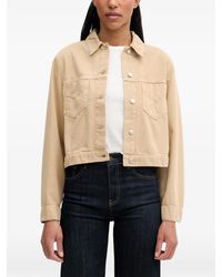 Marc O' Polo - Cropped Denim Jacket - Lyst