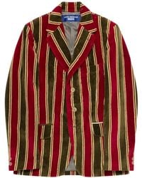 Junya Watanabe - Striped V-Neck Jacket - Lyst