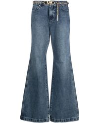 MICHAEL Michael Kors - Flare Leg Denim Cotton Jeans - Lyst