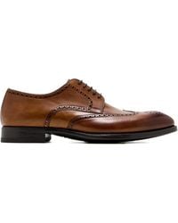 Magnanni - Perforated-Embellishment Derby Shoes - Lyst