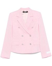 Versace - Doppelreihiges Malfilé-Sakko - Lyst