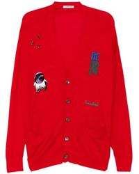 Undercover - Vest Met Grafische Print En V-Hals - Lyst
