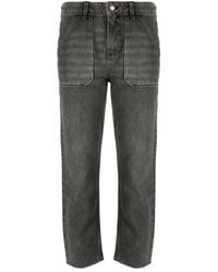 Ba&sh - Elly Mid-Rise Straight-Leg Jeans - Lyst