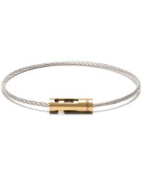 Le Gramme - 18Kt And Titanium 6G Cable Bracelet - Lyst
