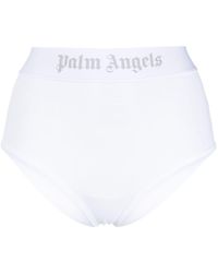 Palm Angels - Logo-waistband Cotton Briefs - Lyst
