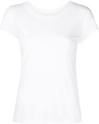 L'Agence - T-Shirt mit rundem Ausschnitt - Lyst