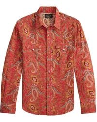 RRL - Chemise À Motif Cachemire - Lyst