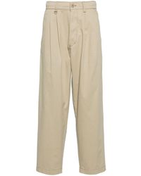 Chocoolate - Pleat-front Cotton Trousers - Lyst