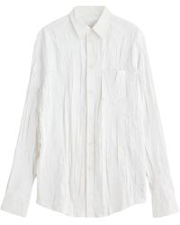 Maison Margiela - Bianchetto Crinkled-Effect Shirt - Lyst