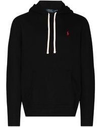 Polo Ralph Lauren - Embroidered Logo Hooded Sweatshirt - Lyst