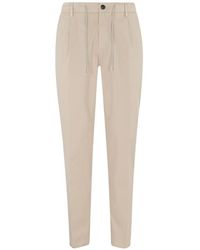 Eleventy - Broek Met Trekkoordtaille - Lyst