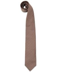 Brunello Cucinelli - Silk Tie With Geometric Pattern - Lyst