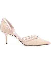 Jimmy Choo - Aurelie Glittered Pumps - Lyst