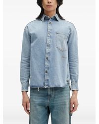 Fiorucci - Open-Back Denim Shirt - Lyst