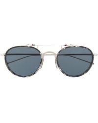 Thom Browne - Pantos Round-frame Sunglasses - Lyst