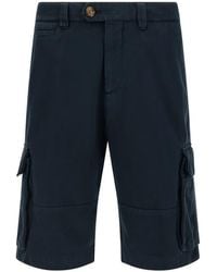 Brunello Cucinelli - Belt-Loop Cargo Shorts - Lyst