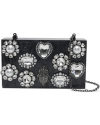 Kurt Geiger - Crystals Box Clutch Bag - Lyst