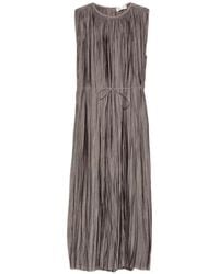 Roberto Collina - Geplooide Maxi-Jurk - Lyst