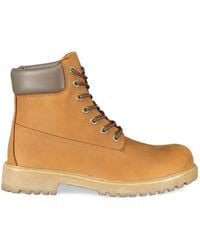 Lumberjack - Lace-Up Leather Boots - Lyst