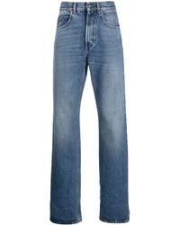 Gucci - GG-trim Straight-leg Jeans - Lyst